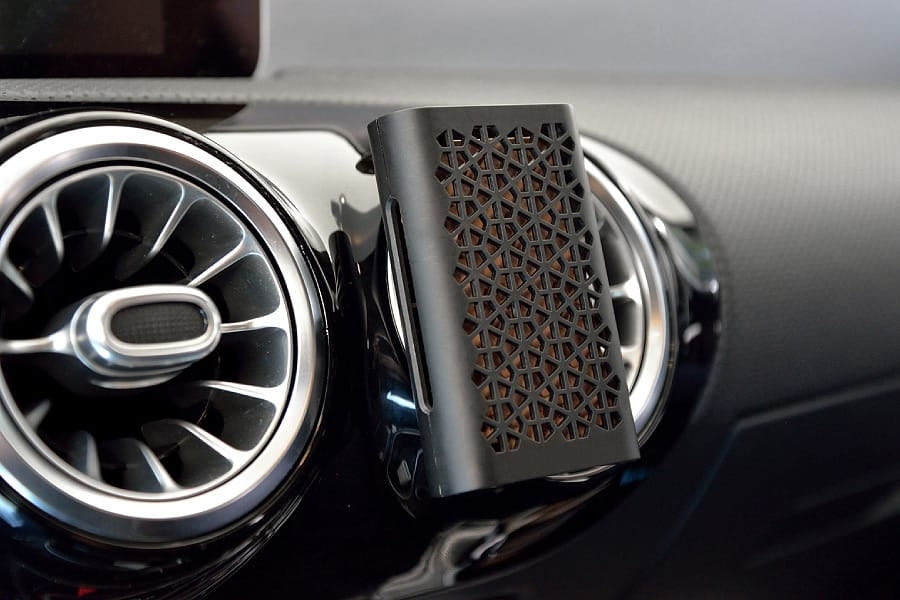 Luxury car air freshener inspired by Maison Francis Kurkdjian's Baccarat Rouge 540