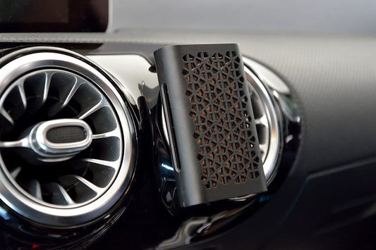 Luxury car air freshener inspired by Louis Vuitton Pur Oud niche perfume